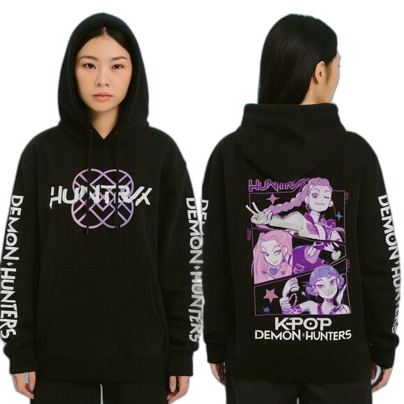 Anime KPop Demon Hunters Women's Pullover Hoodie, Size Medium - Picture 1 of 3